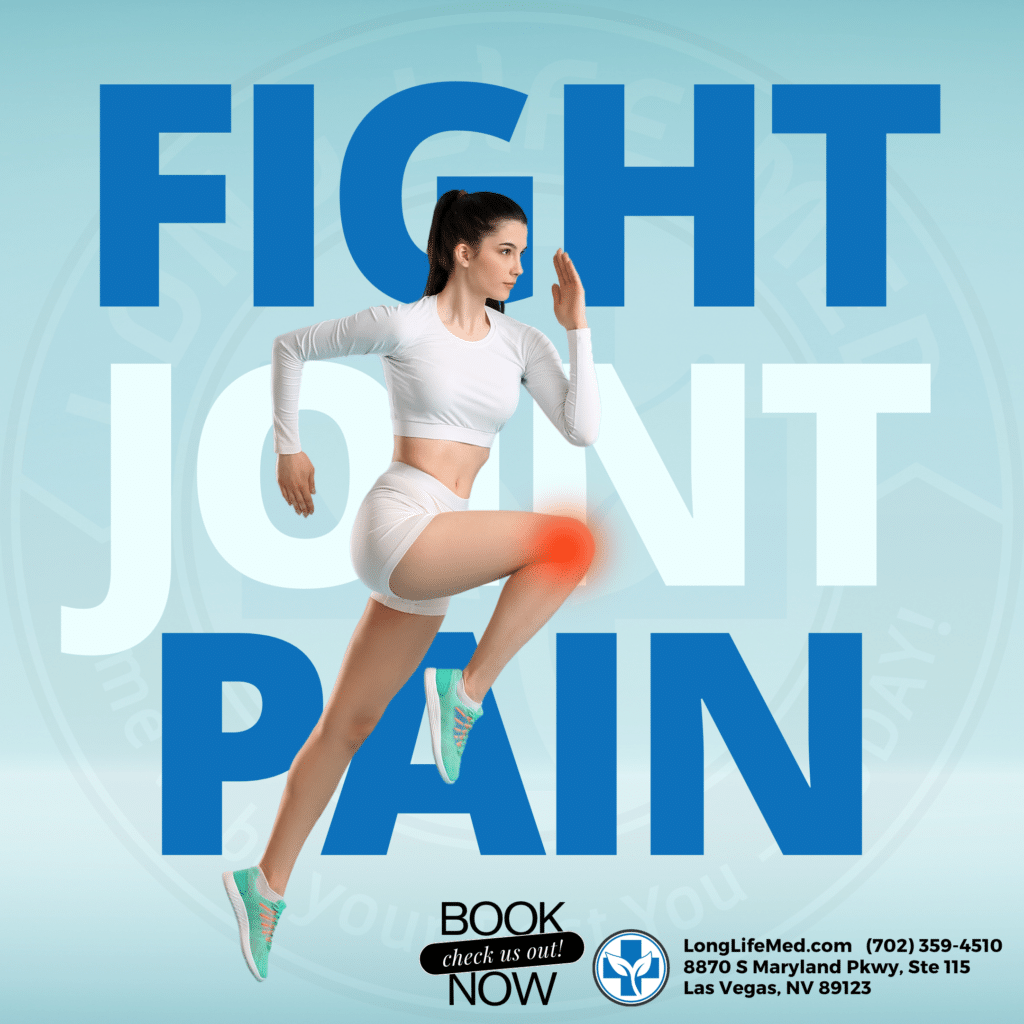 The Link Between Estrogen and Joint Pain in Women
Did you know hormonal changes—especially declining estrogen—can contribute to joint pain, stiffness, and inflammation? As estrogen levels drop, the body produces less collagen, leading to weaker joints, increased inflammation, and chronic discomfort.
How Hormones Affect Joint Health
✔️ Estrogen Decline Increases Inflammation 🔥 – Causes swelling and stiffness
✔️ Reduced Collagen Weakens Cartilage 🏋️♀️ – Leading to joint instability
✔️ Fluid Retention Changes 💧 – Contributes to discomfort and decreased mobility
Natural Ways to Support Joint Health
🔹 Hydration & Omega-3 Fatty Acids – Lubricate joints and reduce inflammation
🔹 Gentle Movement & Stretching – Improves mobility and circulation
🔹 Hormone Therapy & Red Light Therapy – Supports cartilage repair and pain relief
💡 If you experience joint pain, stiffness, or reduced mobility, balancing estrogen and inflammation levels is key.