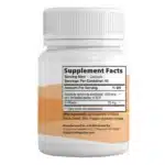 The KPV, 60 Capsules supplement features a white bottle labeled "Supplement Facts" with 500 mg KPV (acetylated and amidated isomer) and 25 mg D-Ribose per capsule—ideal for anyone seeking innovative supplements.